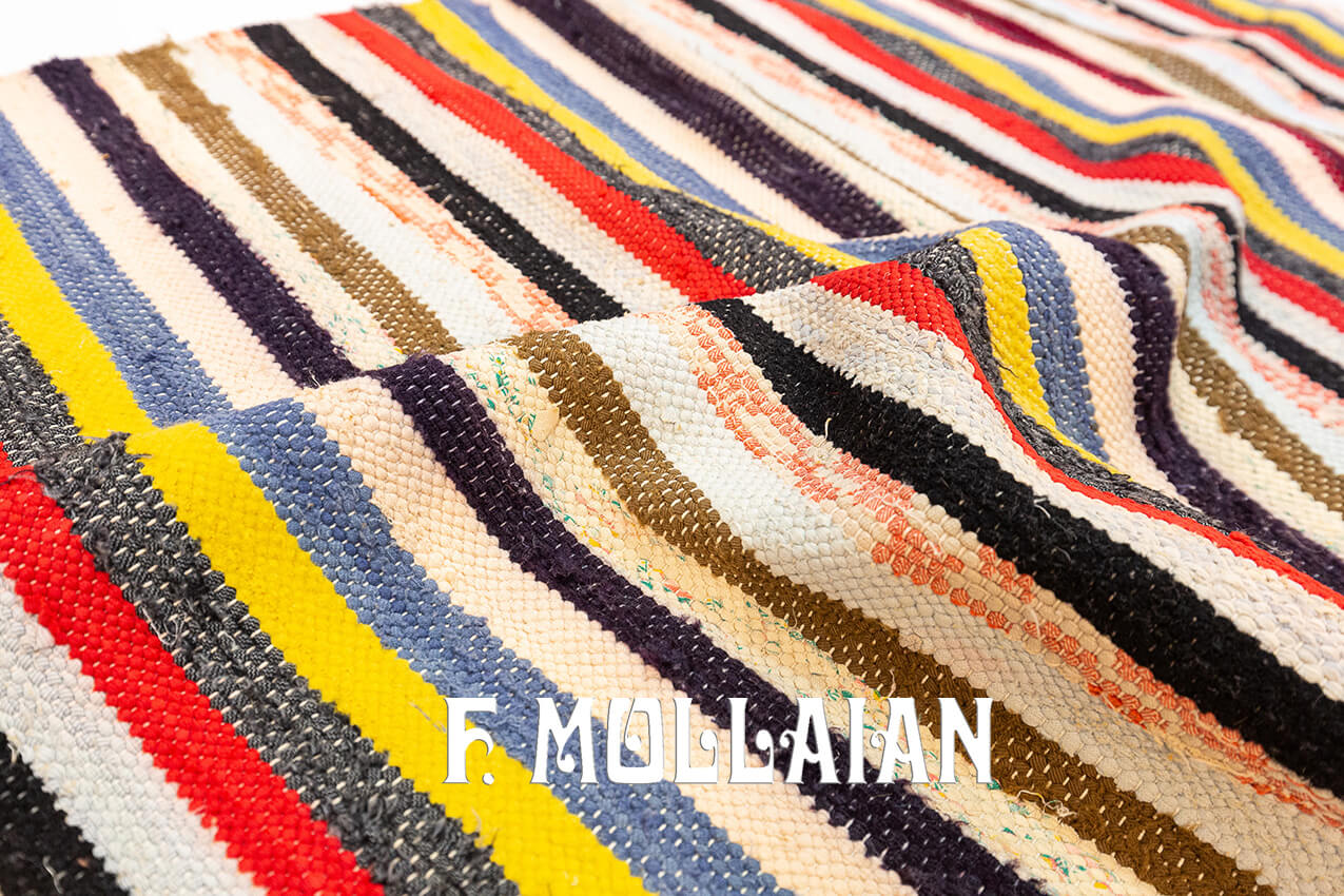 Scandinavian Rug Flat Weave n°:676989